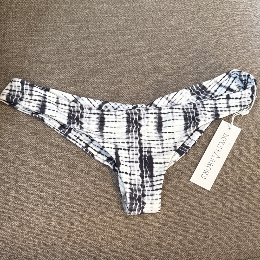 Boys + Arrows Black and White womens bikini Bottoms